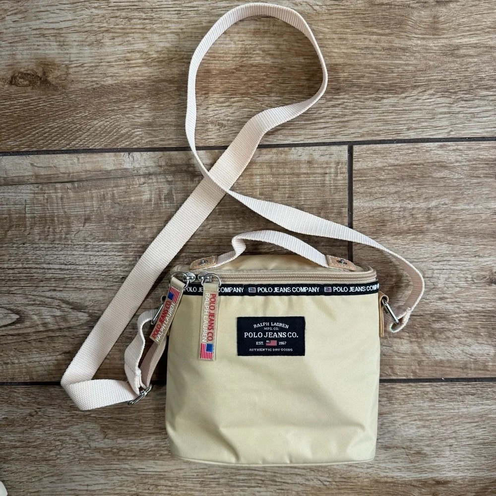 Ralph Lauren Polo Jeans Blue Label Crossbody Bag Small Shoulder bag Y2k Vintage - Picture 15 of 15